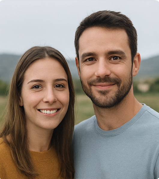 Sergio y Laura - Clientes Zeta Air en Sax