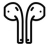 Auriculares Bluetooth Apple AirPods V2 con estuche de carga