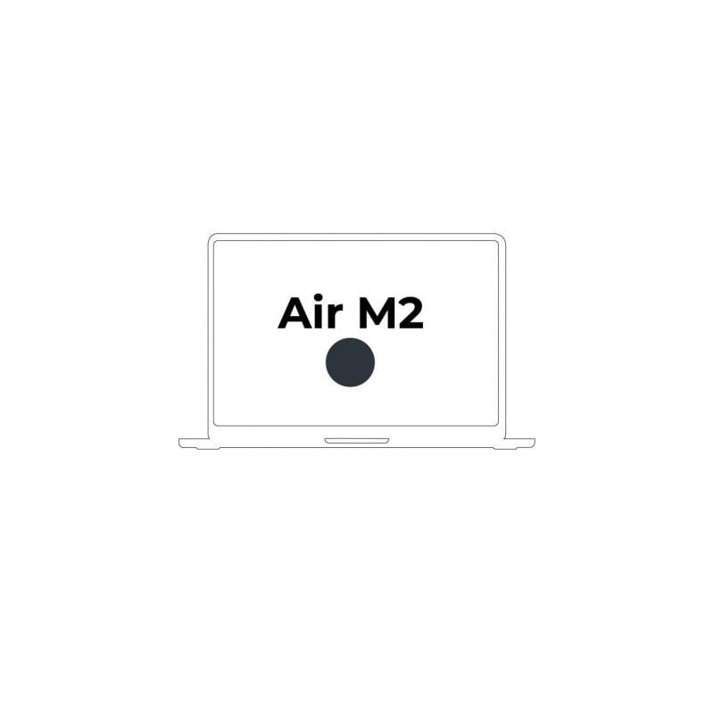 Apple Macbook Air 13.6'/ M2 8-Core CPU/ 8GB/ 512GB SSD/ 10-Core GPU/ Negro Medianoche