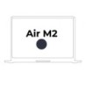 Apple Macbook Air 15' / M2 8-Core CPU/ 8Gb/ 256Gb SSD/ 10-Core GPU/ Medianoche