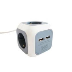 Regleta 3GO REG4CUBEUSB/ 4...