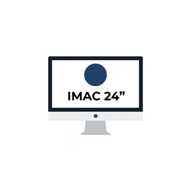 Apple iMac 24' Retina 4.5K/ Chip M1 CPU 8 NÃºcleos/ 8GB/ 256GB/ GPU 7 NÃºcleos / AzÃºl