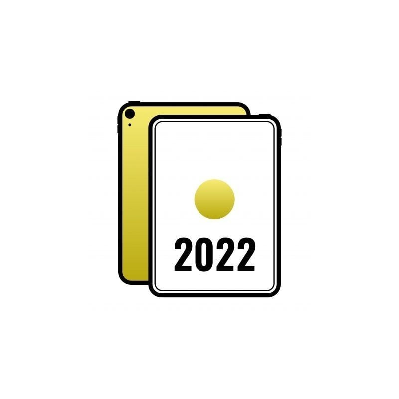 Apple iPad 10.9 2022 10th WiFi Cell/ 5G/A14 Bionic/ 64GB/ Amarillo - MQ6L3TY/A