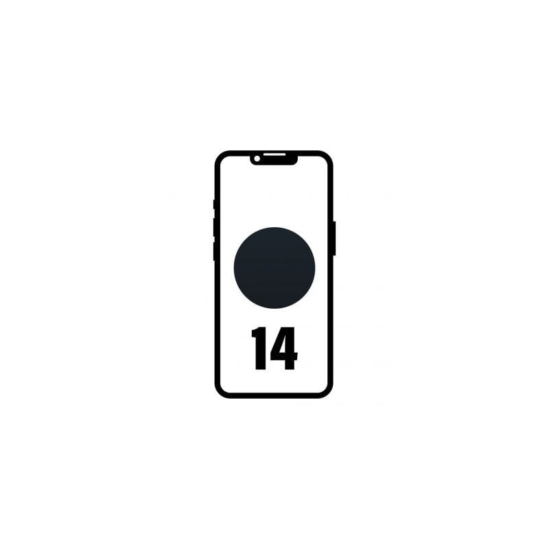 Smartphone Apple iPhone 14 128GB/ 6.1'/ 5G/ Negro Medianoche