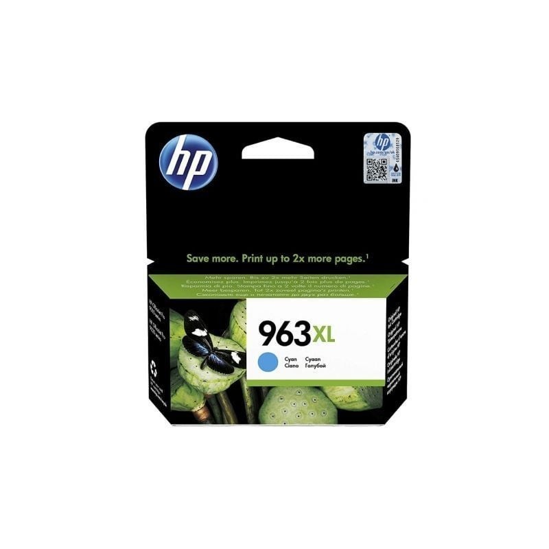 Cartucho de Tinta Original HP nÂº963 XL Alta Capacidad/ Cian