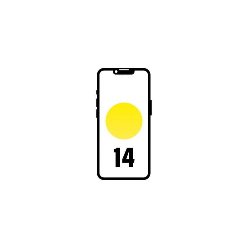 Smartphone Apple iPhone 14 256Gb/ 6.1'/ 5G/ Amarillo