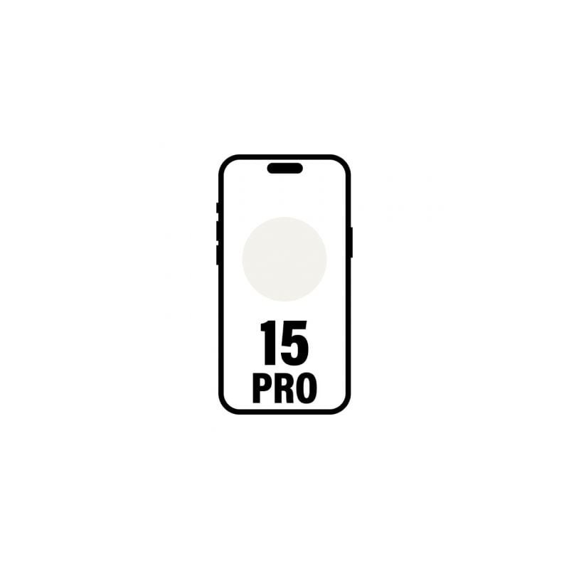 Smartphone Apple iPhone 15 Pro 256Gb/ 6.1'/ 5G/ Titanio Blanco