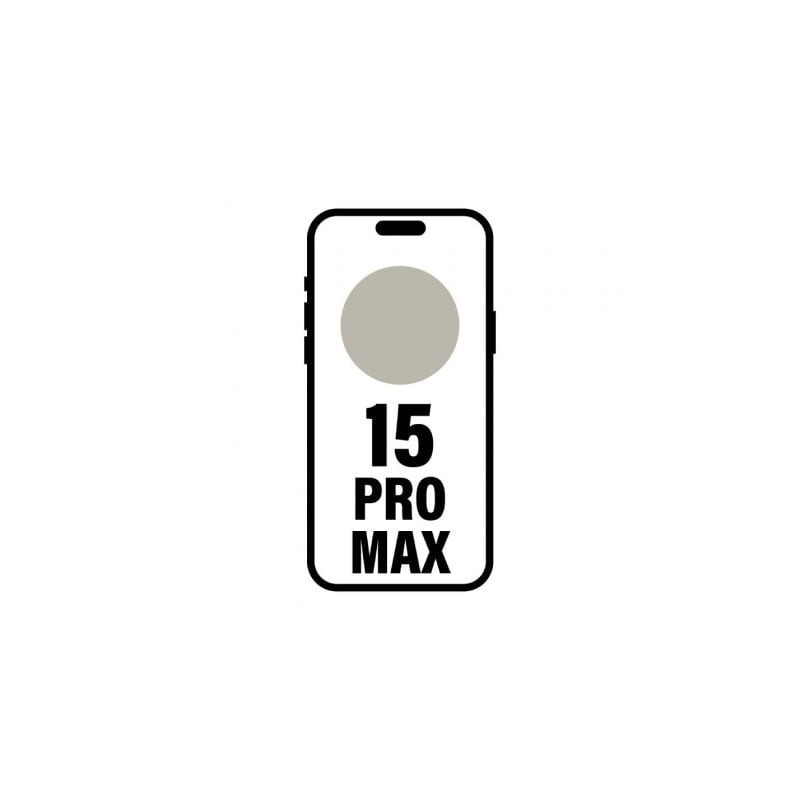 Smartphone Apple iPhone 15 Pro Max 256GB/ 6.7'/ 5G/ Titanio natural