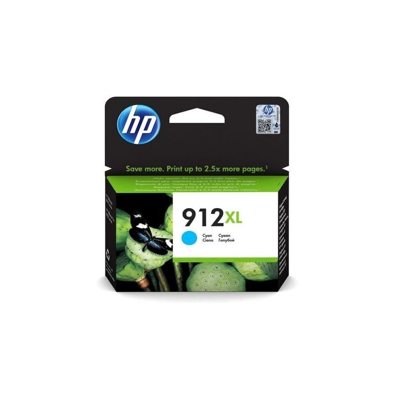 Cartucho de Tinta Original HP nÂº912 XL Alta Capacidad/ Cian