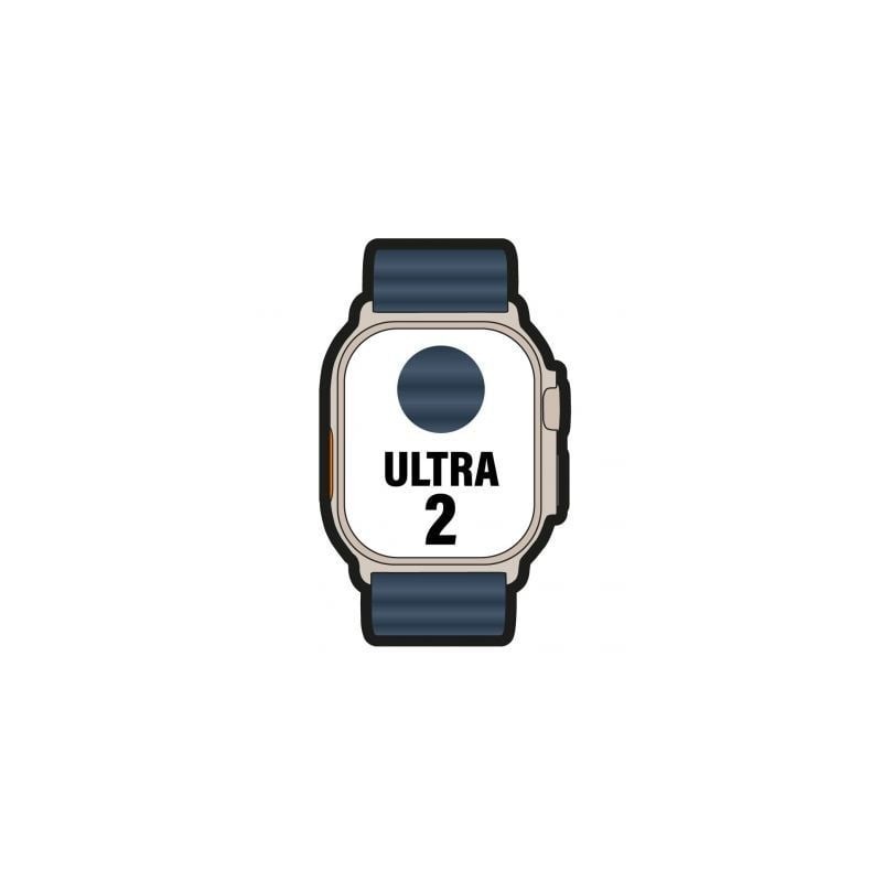 Apple Watch Ultra 2/ GPS/ Cellular/ 49mm/ Caja de Titanio/ Correa Ocean Azul