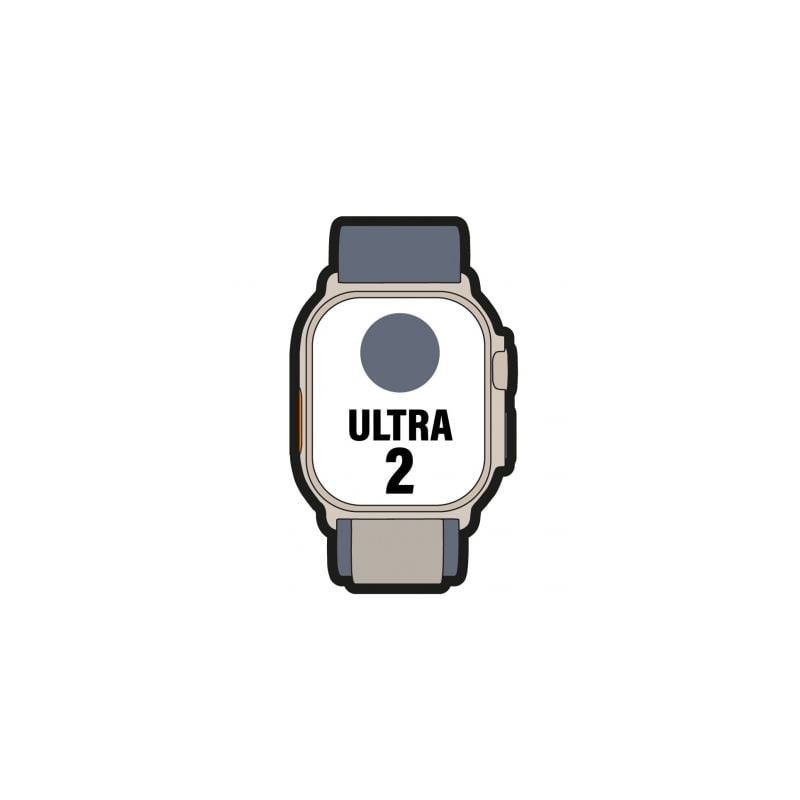Apple Watch Ultra 2/ GPS/ Cellular/ 49mm/ Caja de Titanio/ Correa Loop Alpine Azul M Mediana
