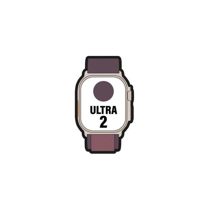 Apple Watch Ultra 2/ GPS/ Cellular/ 49mm/ Caja de Titanio/ Correa Loop Alpine Indigo S PequeÃ±a