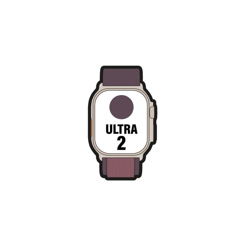 Apple Watch Ultra 2/ GPS/ Cellular/ 49mm/ Caja de Titanio/ Correa Loop Alpine Indigo L Grande