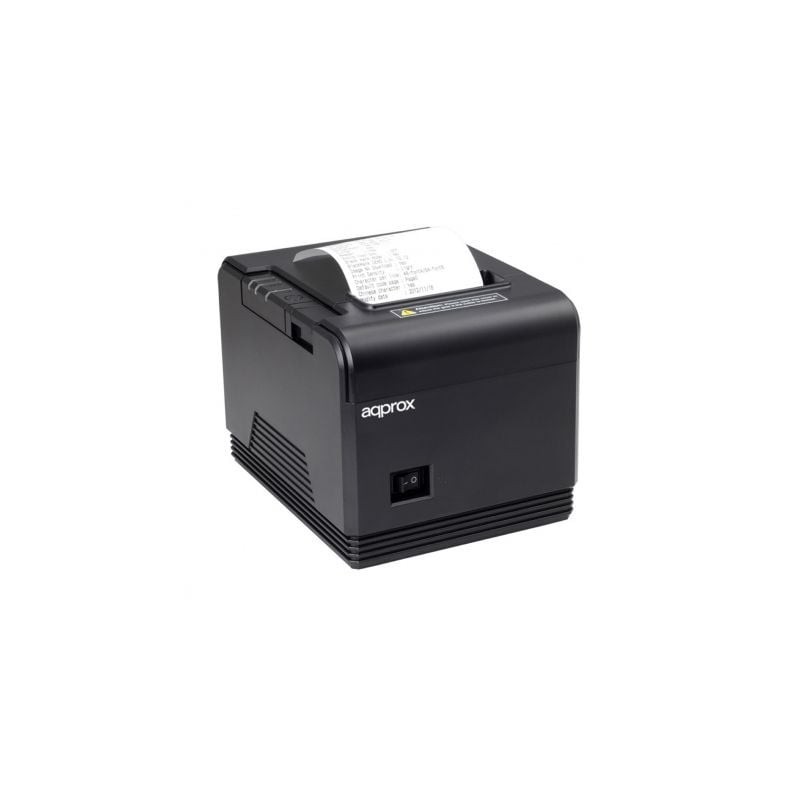 Impresora de Tickets Approx appPOS80AM3/ TÃ©rmica/ Ancho papel 80mm/ USB-RS232-Ethernet/ Negra