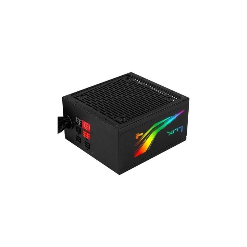 Fuente de Alimentación Aerocool LUX RGB 550M/ 550W/ Ventilador 12cm/ 80 Plus Bronze