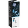 Botella de Tinta Original HP nÂº31/ Cian