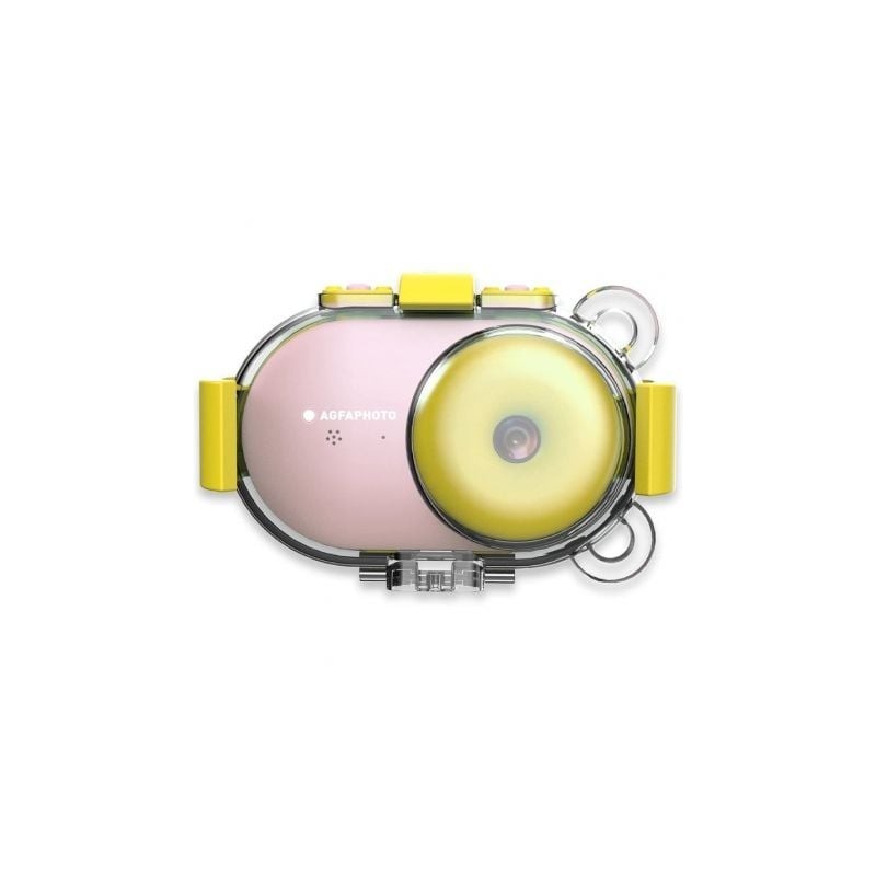 CÃ¡mara Digital Deportiva AgfaPhoto Realikids CAM Waterproof/ 16MP/ Rosa/ Incluye Tarjeta Micro SD 8GB