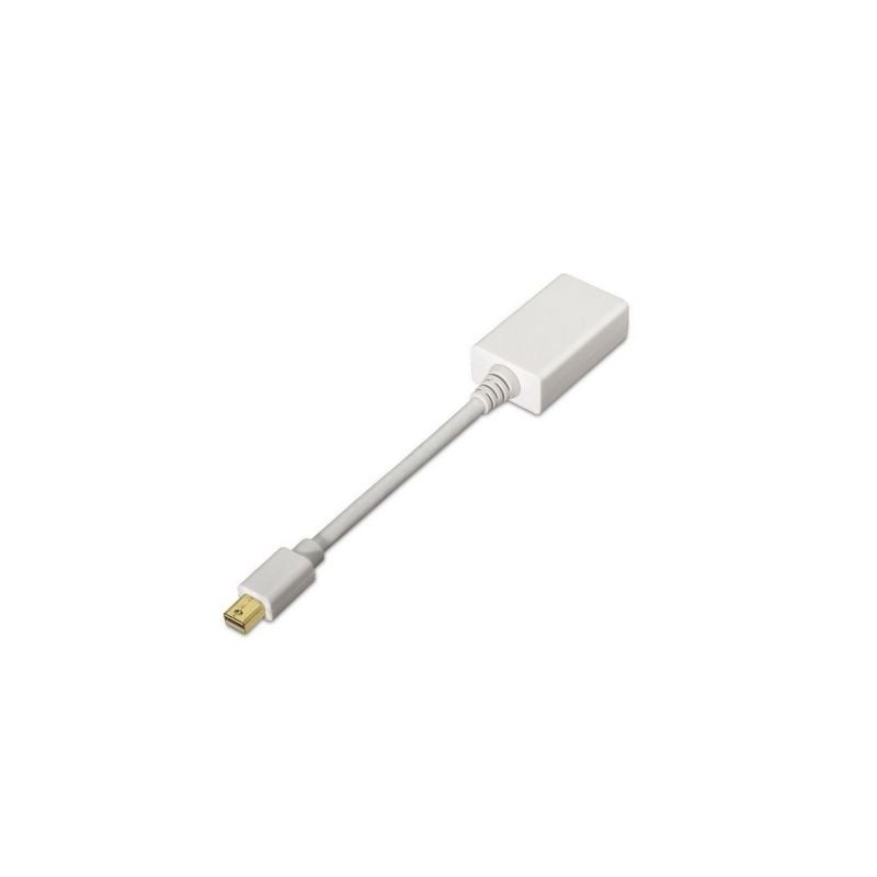 Cable Conversor Aisens A125-0138/ Mini Displayport Macho - HDMI Hembra/ 15cm/ Blanco