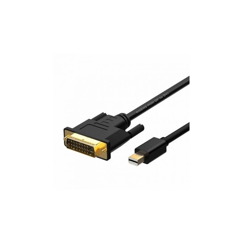 Adaptador Mini Displayport Aisens A125-0363/ Mini Displayport Macho - DVI Macho