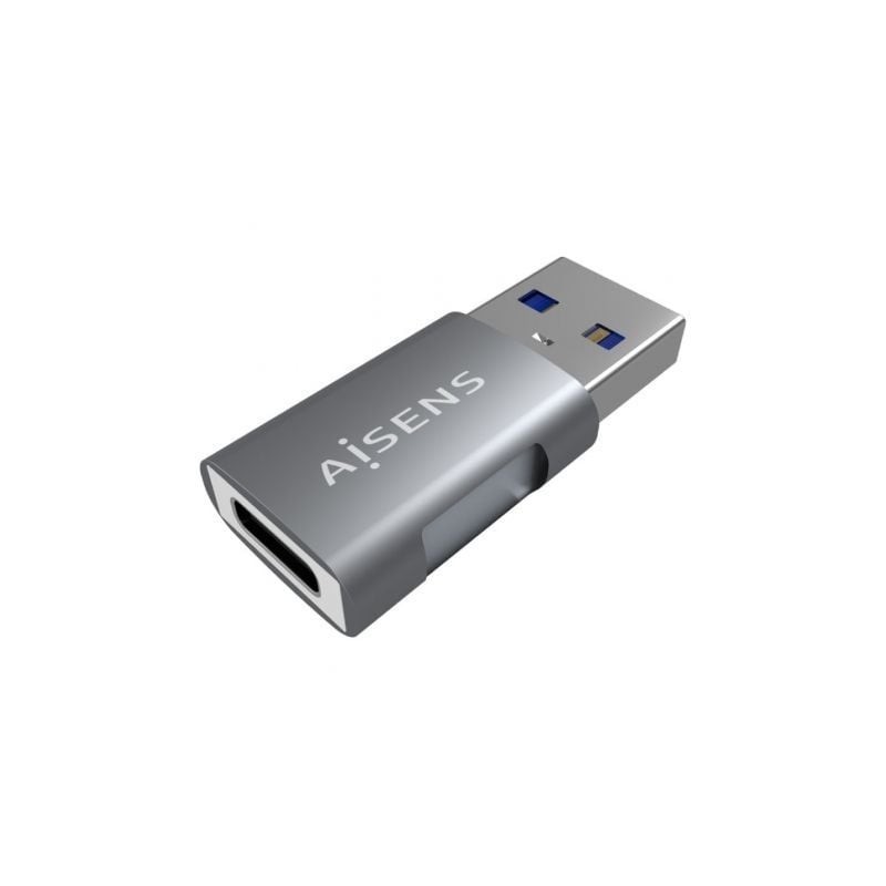 Adaptador USB 3.2 GEN2 Aisens A108-0655/ USB Tipo-C Hembra - USB Macho