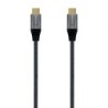 Cable USB 3.1 Tipo-C Aisens A107-0672 20GBPS 100W/ USB Tipo-C Macho - USB Tipo-C Macho/ 1.5m/ Gris