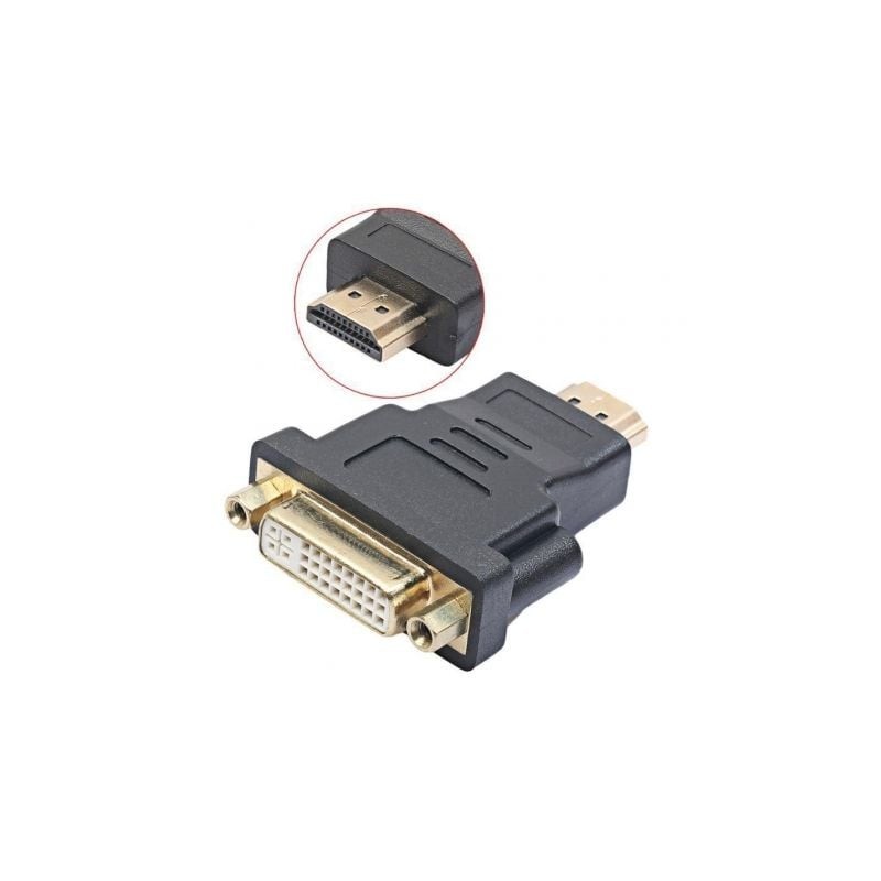 Adaptador DVI 3GO ADVIHDMI/ DVI Hembra - HDMI Macho