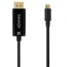 Cable Conversor Aisens A109-0688/ USB Tipo-C Macho - DisplayPort Macho/ 80cm/ Negro