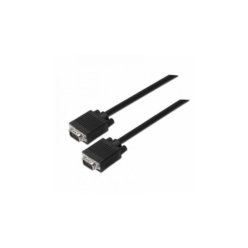 Cable SVGA Aisens A113-0070/ VGA Macho - VGA Macho/ 5m/ Negro