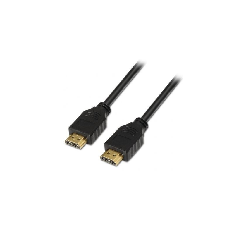 Cable HDMI 1.4 Aisens A119-0093/ HDMI Macho - HDMI Macho/ 1m/ Negro