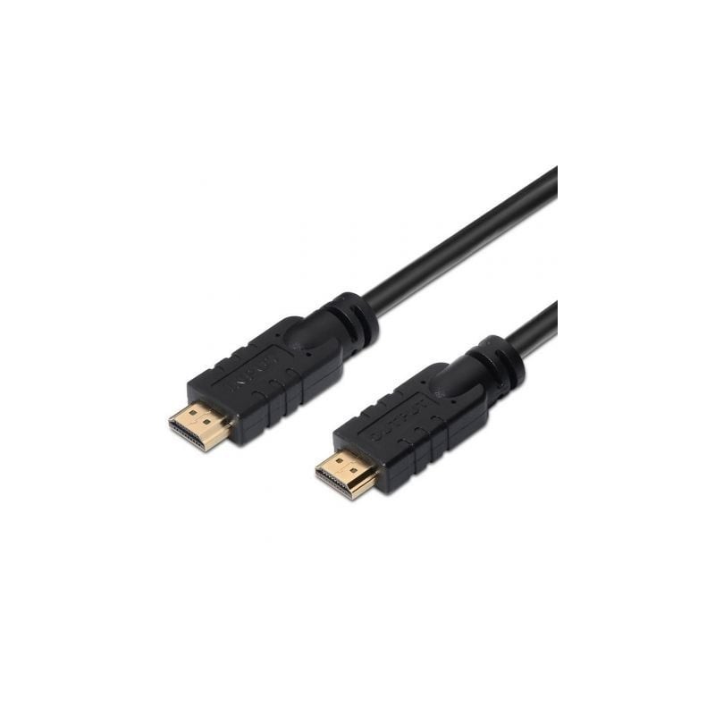 Cable HDMI 1.4 Aisens A119-0105/ HDMI Macho - HDMI Macho/ 25m/ Negro