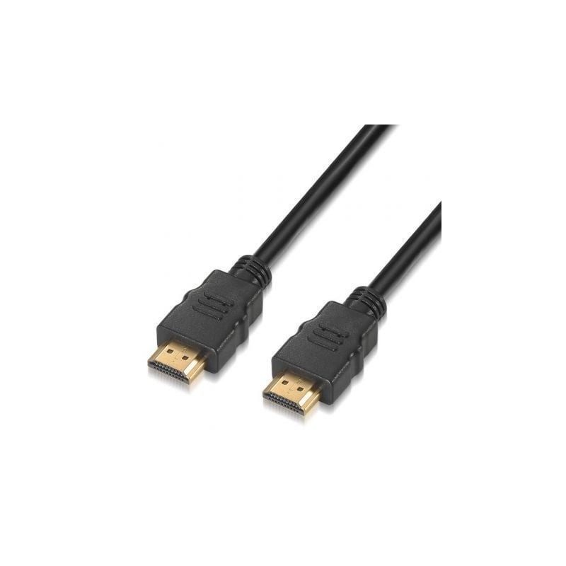Cable HDMI 2.0 4K Aisens A120-0121/ HDMI Macho - HDMI Macho/ 2m/ Certificado/ Negro