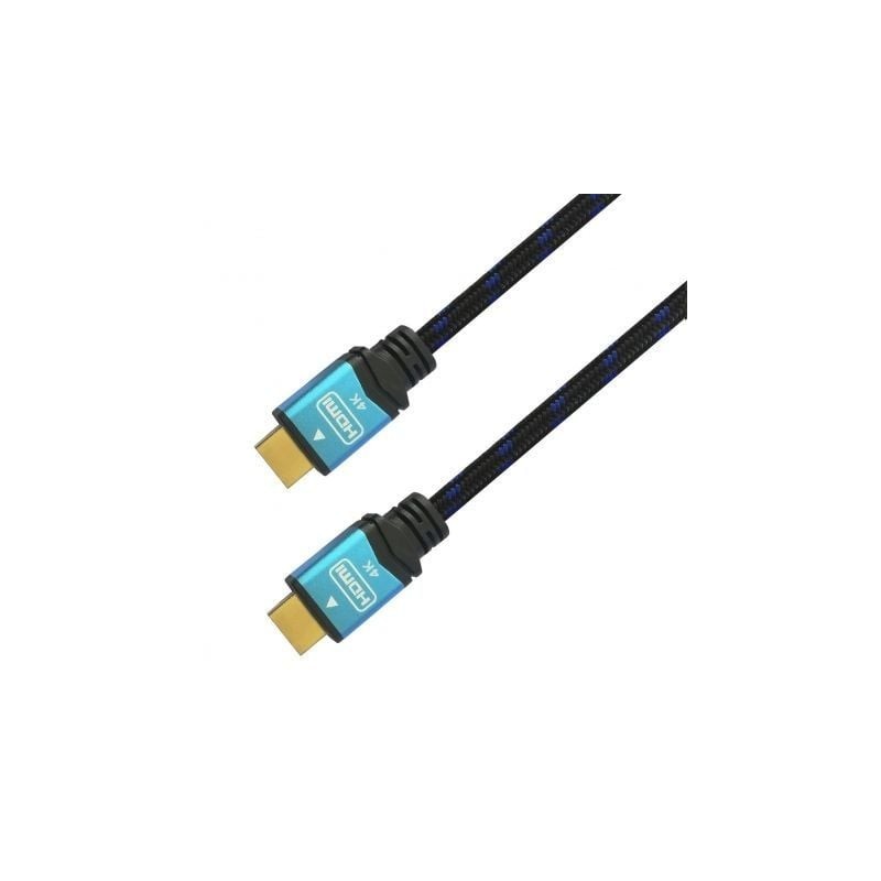 Cable HDMI 2.0 4K Aisens A120-0355/ HDMI Macho - HDMI Macho/ 50cm/ Negro/ Azul