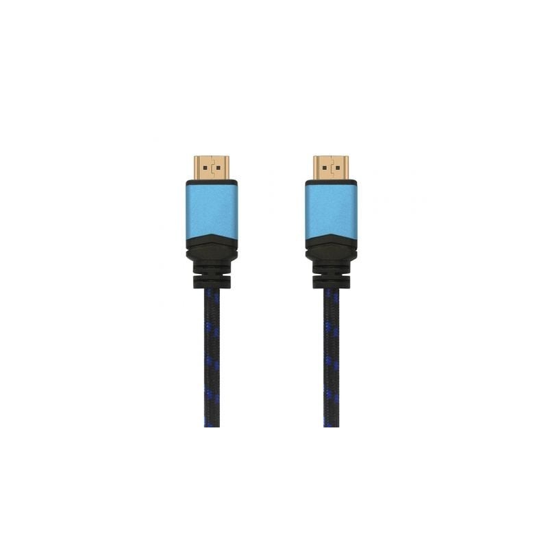 Cable HDMI 2.0 4K Aisens A120-0359/ HDMI Macho - HDMI Macho/ 5m/ Negro/ Azul
