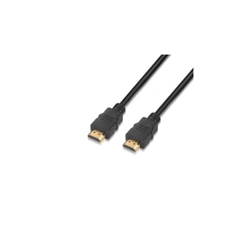 Cable HDMI 2.0 4K Aisens A120-0372/ HDMI Macho - HDMI Macho/ 10m/ Negro