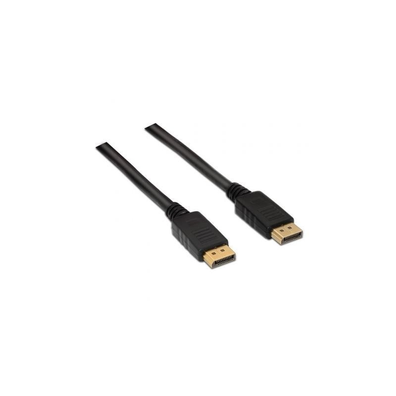 Cable Displayport 1.2 4K Aisens A124-0129/ Displayport Macho - Displayport Macho/ 2m/ Negro