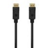 Cable DisplayPort 1.2 4K Aisens A124-0548/ DisplayPort Macho - DisplayPort Macho/ 50cm/ Negro