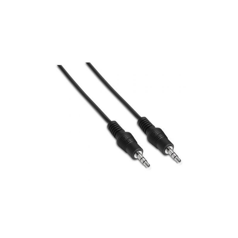 Cable EstÃ©reo Aisens A128-0141/ Jack 3.5 Macho - Jack 3.5 Macho/ 30cm/ Negro
