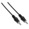 Cable EstÃ©reo Aisens A128-0141/ Jack 3.5 Macho - Jack 3.5 Macho/ 30cm/ Negro