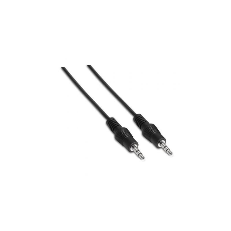 Cable EstÃ©reo Aisens A128-0142/ Jack 3.5 Macho - Jack 3.5 Macho/ 1.5m/ Negro