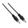 Cable EstÃ©reo Aisens A128-0142/ Jack 3.5 Macho - Jack 3.5 Macho/ 1.5m/ Negro