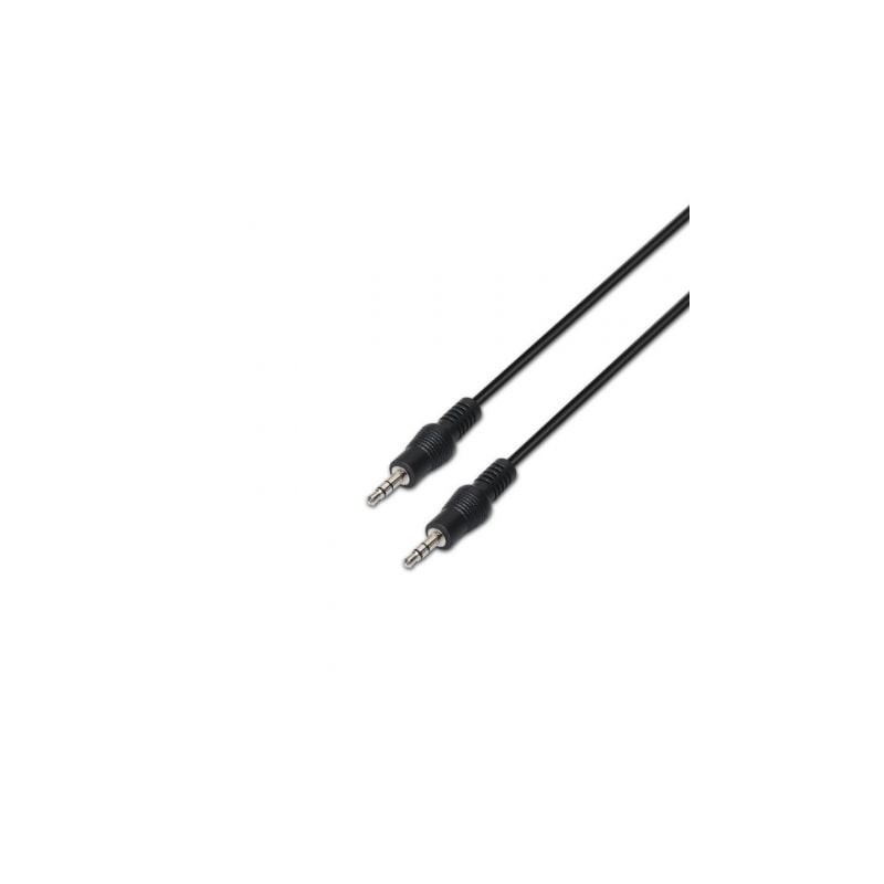 Cable EstÃ©reo Aisens A128-0144/ Jack 3.5 Macho - Jack 3.5 Macho/ 10m/ Negro
