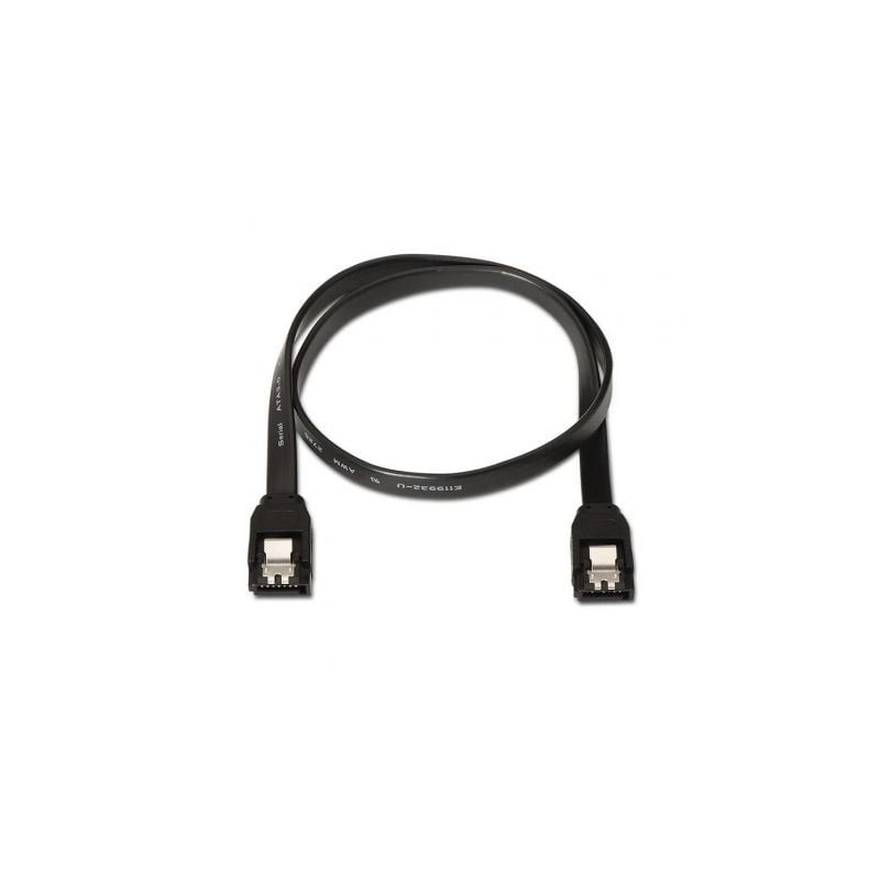 Cable SATA III Aisens A130-0157/ SATA Hembra - SATA Hembra/ 50cm/ Negro