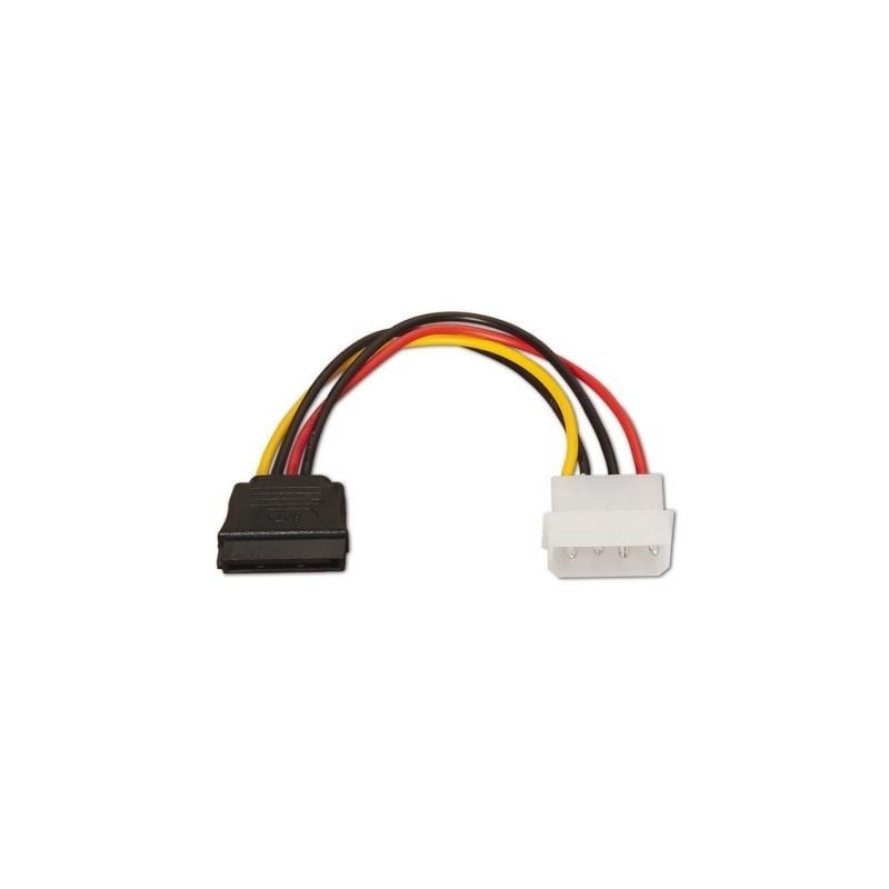 Cable AlimentaciÃ³n SATA Aisens A131-0158/ Molex 4 PIN Macho - SATA Hembra/ 16cm
