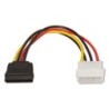 Cable AlimentaciÃ³n SATA Aisens A131-0158/ Molex 4 PIN Macho - SATA Hembra/ 16cm