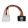 Cable AlimentaciÃ³n SATA Aisens A131-0163/ Molex 4 PIN Macho - SATA Hembra/ 16cm