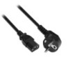 Cable AlimentaciÃ³n Aisens A132-0167/ CEE(7-7) Macho - C13 Hembra/ 1.5m/ Negro