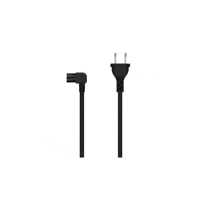 Cable AlimentaciÃ³n Forma 8 Aisens A132-0598/ CEE7/16 Macho - C7 Hembra/ 1.8m/ Negro