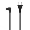 Cable AlimentaciÃ³n Forma 8 Aisens A132-0598/ CEE7/16 Macho - C7 Hembra/ 1.8m/ Negro