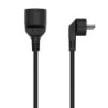 Cable Alargador de AlimentaciÃ³n Aisens A132-0603/ CEE7 Macho - CEE7 Hembra/ 10m/ Negro