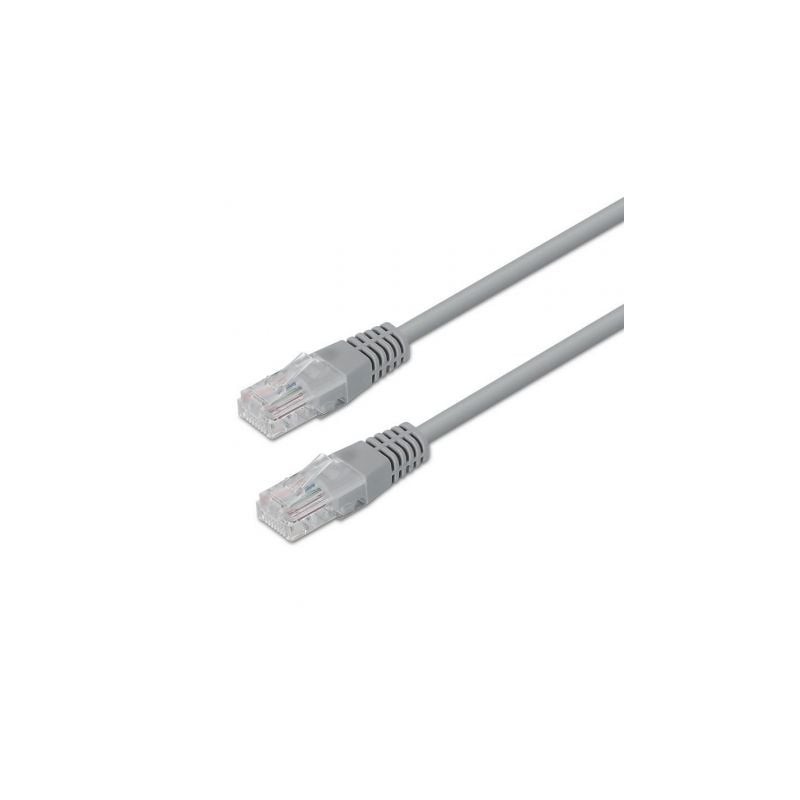 Cable de Red RJ45 UTP Aisens A133-0184 Cat.5e/ 15m/ Gris